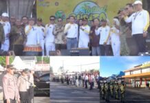 Polres Kaur Laksanakan Apel Kesiapan Pengamanan dan Hadiri Pembukaan Festival Gurita Kaur 2026