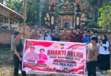 Polres Kaur Gelar Bakti Religi Di Kampung Pancasila Desa Parda Suka, Wujudkan Toleransi Dan Kepedulian Dalam Rangka Hari Bhayangkara Ke-80