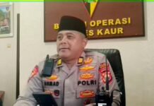 AKP Ahmad Khairuman Mulai Dilirik Masyarakat Kaur, Sosok Muda Polisi Masuk Bursa Balon Bupati
