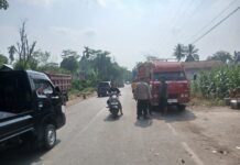Polsek Padang Ulak Tanding Intensifkan Patroli dan Pengaturan Lalu Lintas di Jalur Curup–Lubuk Linggau