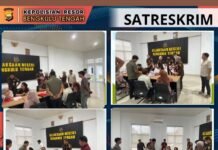 Satreskrim Polres Bengkulu Tengah Serahkan Tersangka dan Barang Bukti Kasus Migas ke Kejari