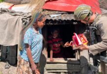 Satgas Operasi Damai Cartenz Intensifkan Patroli di Distrik Sinak untuk Jaga Kondusivitas Wilayah