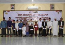 Polres Seluma Gelar Doa Bersama Lintas Agama Sambut Hari Bhayangkara ke-80 Tahun 2026