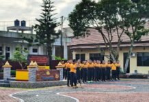 Akhiri Masa Jabatan dengan Kebersamaan, Kapolres Rejang Lebong Ajak Personel Olahraga Bersama