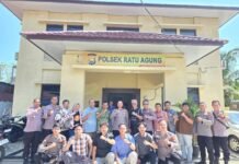Syukuran Hari Bhayangkara Ke-80 dan Kenaikan Pangkat, Polsek Ratu Agung Perkuat Sinergitas Bersama Forkopimcam dan Masyarakat