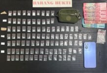Ditresnarkoba Polda Bengkulu Ungkap Peredaran Sabu di Kepahiang, 100 Paket Diduga Sabu Diamankan