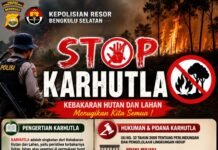 Cegah Karhutla, Polres Bengkulu Selatan Gencarkan Edukasi dan Ingatkan Ancaman Pidana bagi Pelaku Pembakaran Lahan