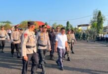 Antisipasi Karhutla Dampak El-Nino 2026, Polres Kaur Gelar Apel Pasukan dan Cek Kesiapan Peralatan