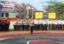 Polres Rejang Lebong Gelar Apel Kesiapsiagaan Antisipasi El Nino, Kekeringan Ekstrem dan Karhutla 2026