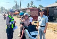 Operasi Patuh Pajak Samsat Kaur Tingkatkan Kesadaran Wajib Pajak, Empat Kendaraan Manfaatkan Layanan di Lokasi