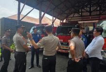 Kapolres Rejang Lebong Perkuat Sinergitas dengan Dinas Damkar, Tingkatkan Kesiapsiagaan Hadapi Kondisi Darurat