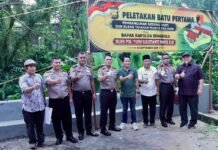 Kapolda Bengkulu Letakkan Batu Pertama Pembangunan Gedung Dittahti Polda Bengkulu Serta Ruang Tahanan Wanita dan Anak
