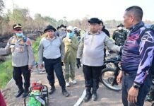Inovasi Gambut dan Berbagai Upaya Hentikan Bara Karhutla, Kapolda Kalsel Turun Langsung
