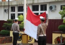 Semangat Haornas Ke-43, Polres Rejang Lebong Gelar Upacara Peringatan Hari Olahraga Nasional