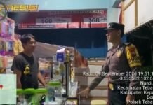 Patroli Malam Polsek Tebat Karai Sasar Daerah Rawan, Antisipasi 3C dan Gangguan Kamtibmas