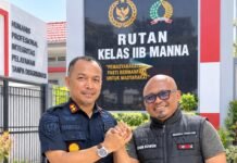 Ketua Asosiasi Media dan Jurnalis Kunjungi Rutan Kelas IIB Manna, Perkuat Sinergi dan Kolaborasi