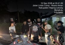 Diduga Akan Tawuran, 9 Remaja Kelompok Motor Diamankan Patroli Sat Samapta dan Tim Opsnal Sat Reskrim Polres Rejang Lebong
