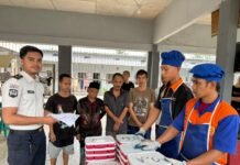 Lakukan Pengawasan Petugas Dapur Pastikan Pendistribusian Makan Sore WBP Berjalan Tertib