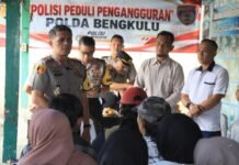 Kapolda Bengkulu Gelar Program Quick Wins POLIRAN, Serap Aspirasi Pengangguran di Bengkulu Tengah