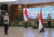 Polri Lepas 140 Personel FPU 8 MINUSCA, Siap Jalankan Misi Perdamaian di Afrika Tengah