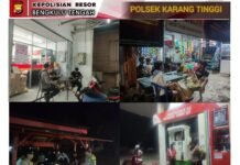 Polres Bengkulu Tengah Tingkatkan Patroli Malam, Antisipasi Gangguan Kamtibmas