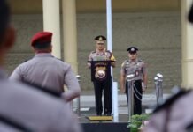 Pimpin Upacara Hari Sumpah Pemuda ke-98, Kapolda Bengkulu Tekankan Semangat Patriotik, Gigih dan Berempati