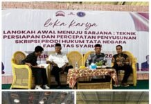 Dorong Mahasiswa Lulus Tepat Waktu, Fakultas Syariah UIN FAS Bengkulu Gelar Lokakarya Skripsi